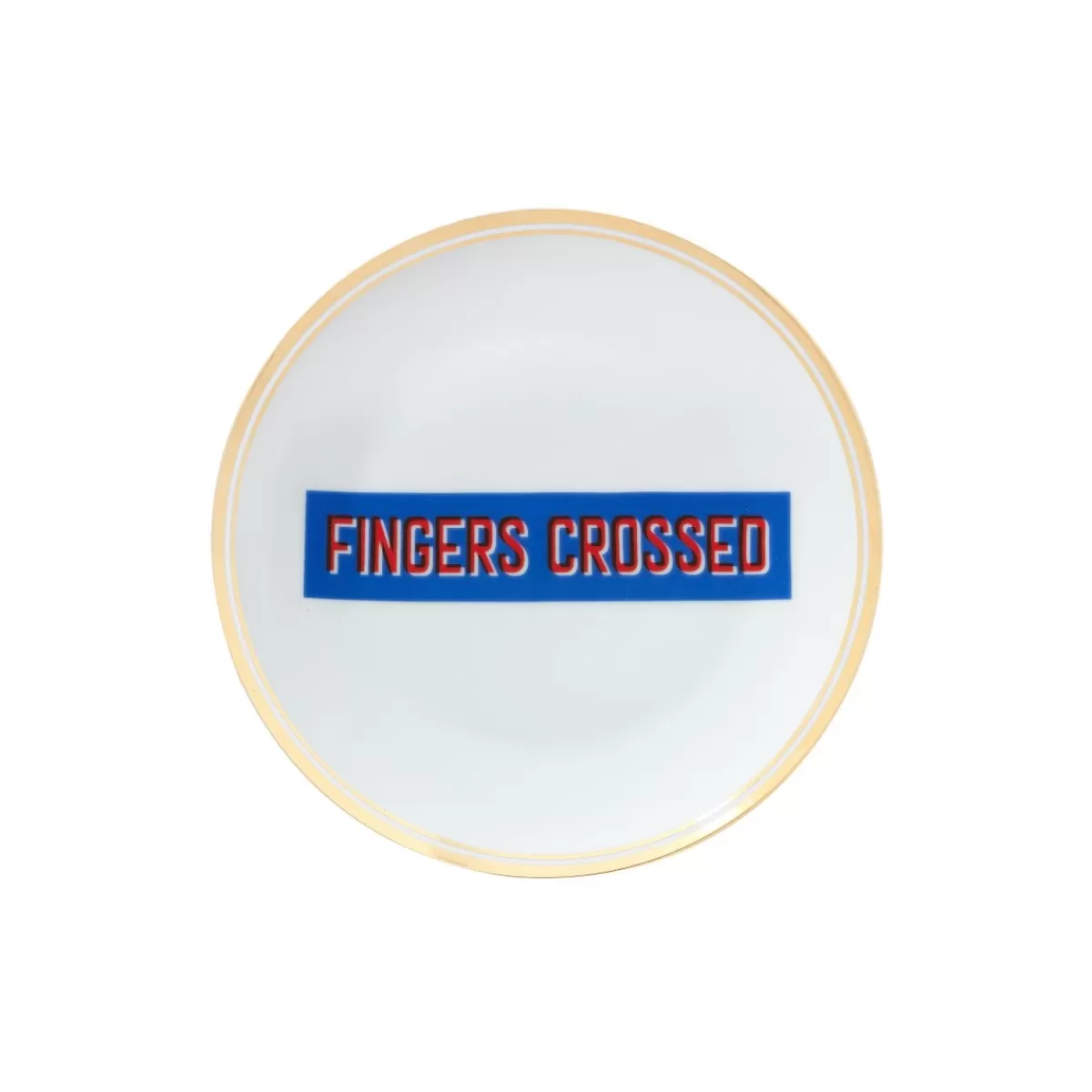 Bitossi Home Finger Crossed Plate Shop