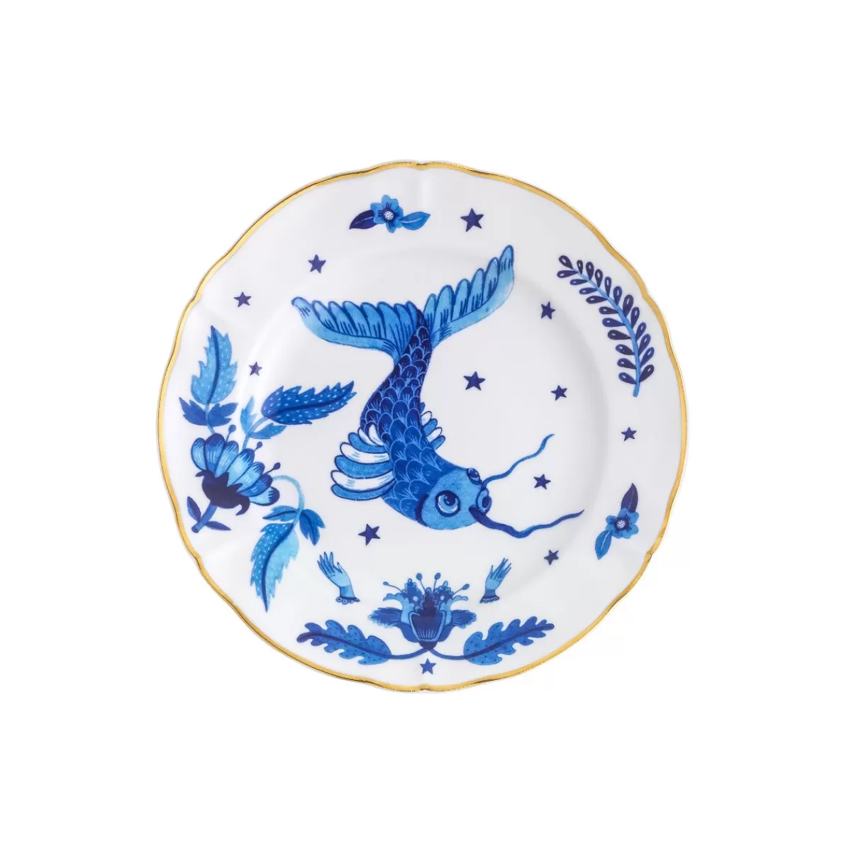 Bitossi Home Fruit Plate Pesce Blu Best Sale