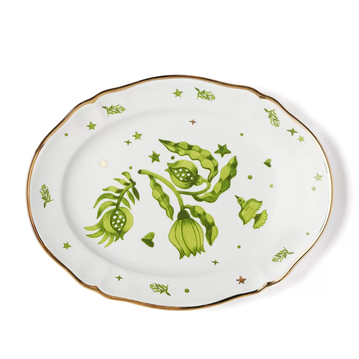 Bitossi Home Oval Tray Flower Store