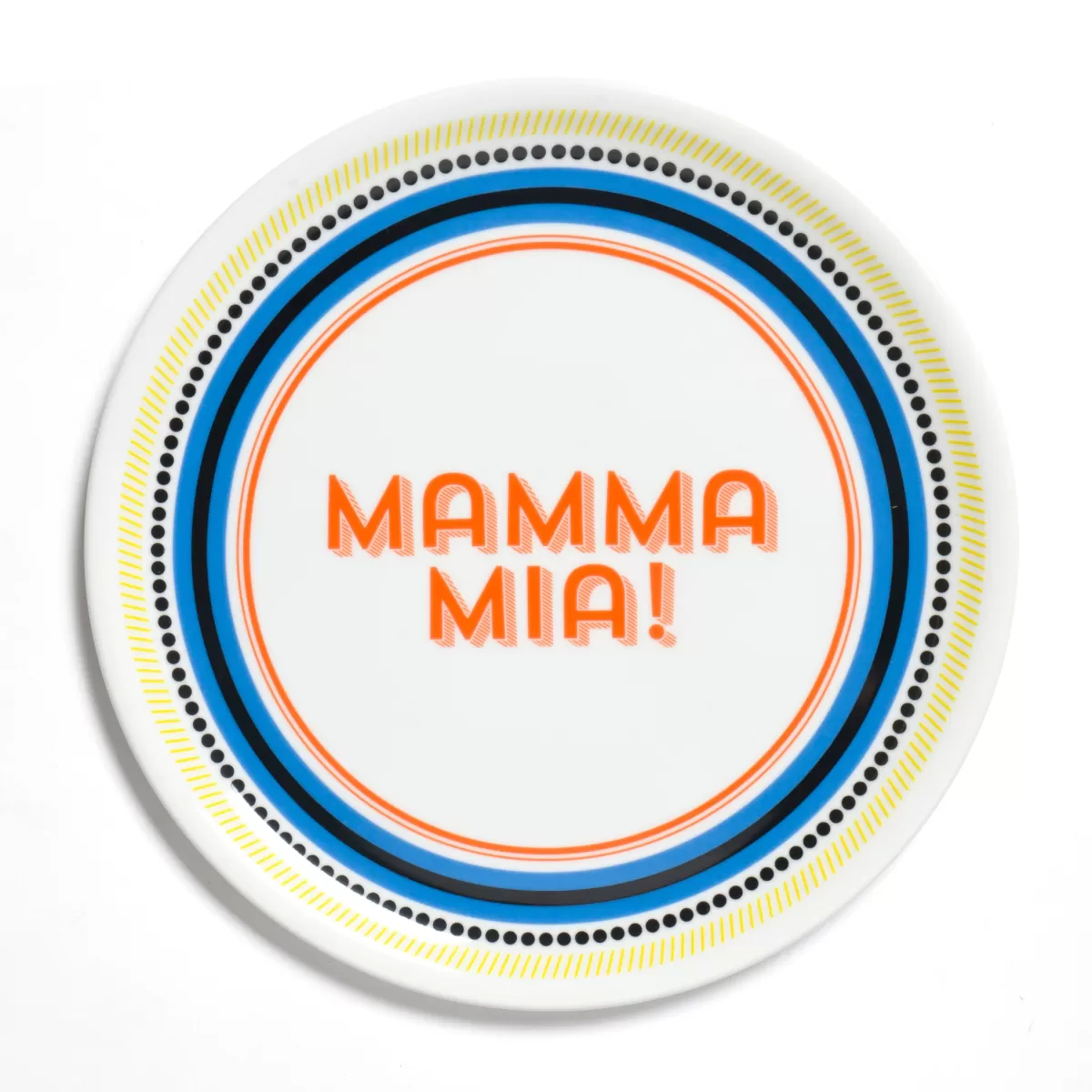 Bitossi Home Pizza Plate Mamma Mia Clearance