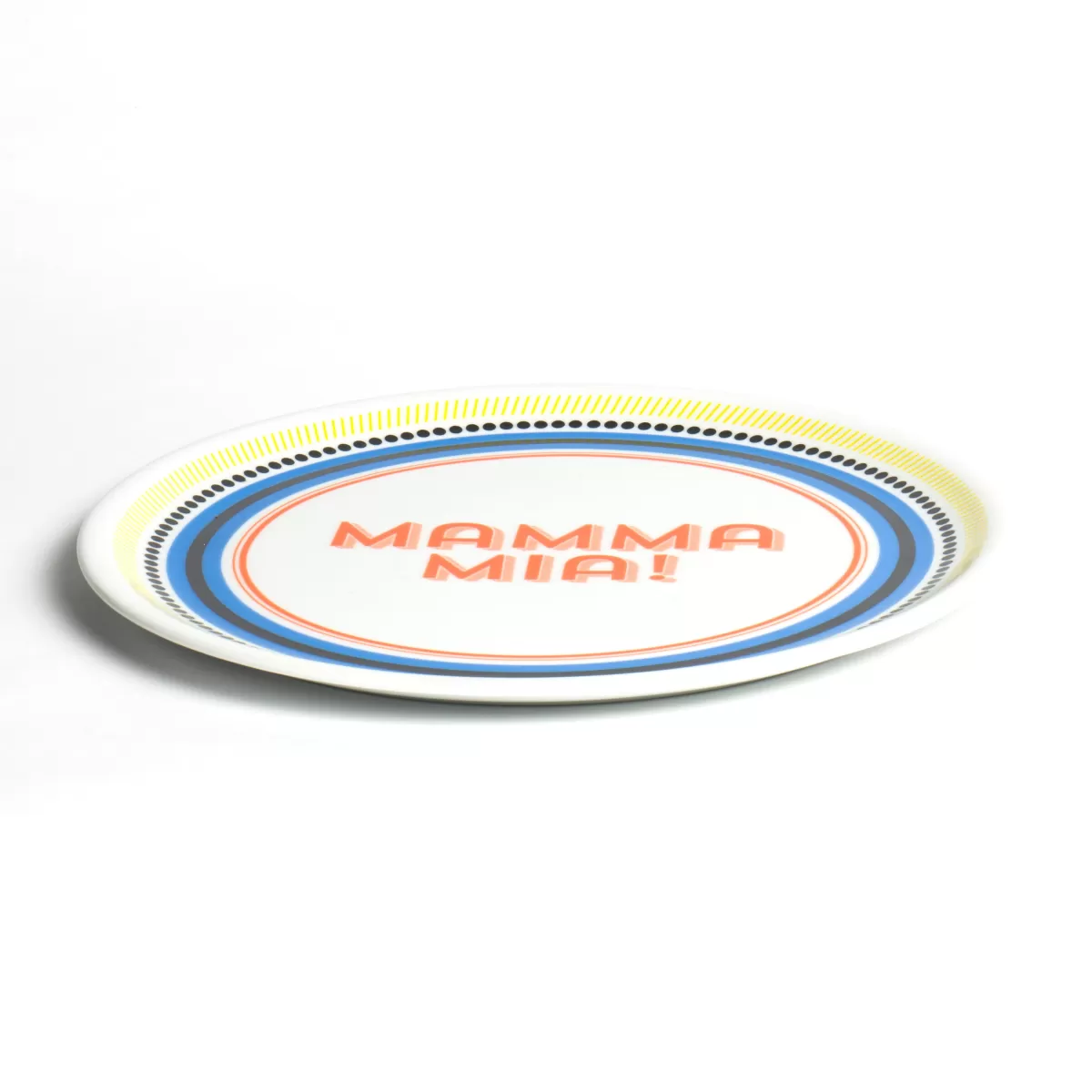 Bitossi Home Pizza Plate Mamma Mia Clearance