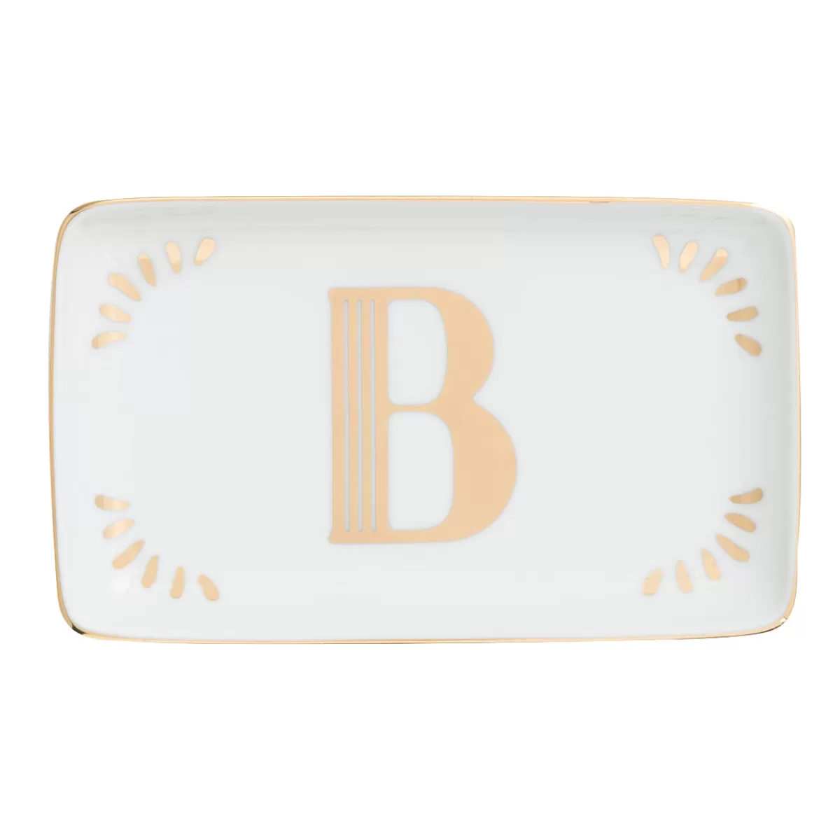 Bitossi Home Rectangular Tray Letter B Cheap