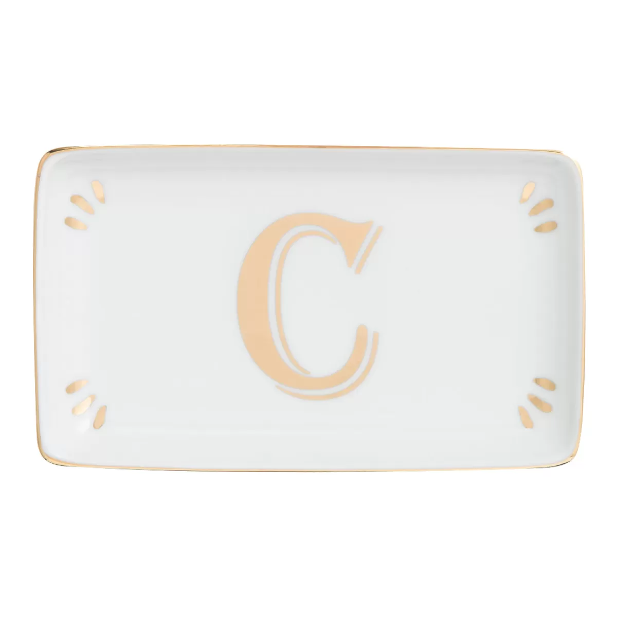 Bitossi Home Rectangular Tray Letter C Online