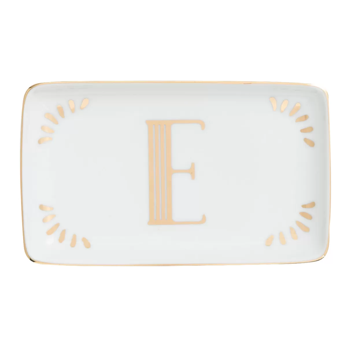 Bitossi Home Rectangular Tray Letter E New