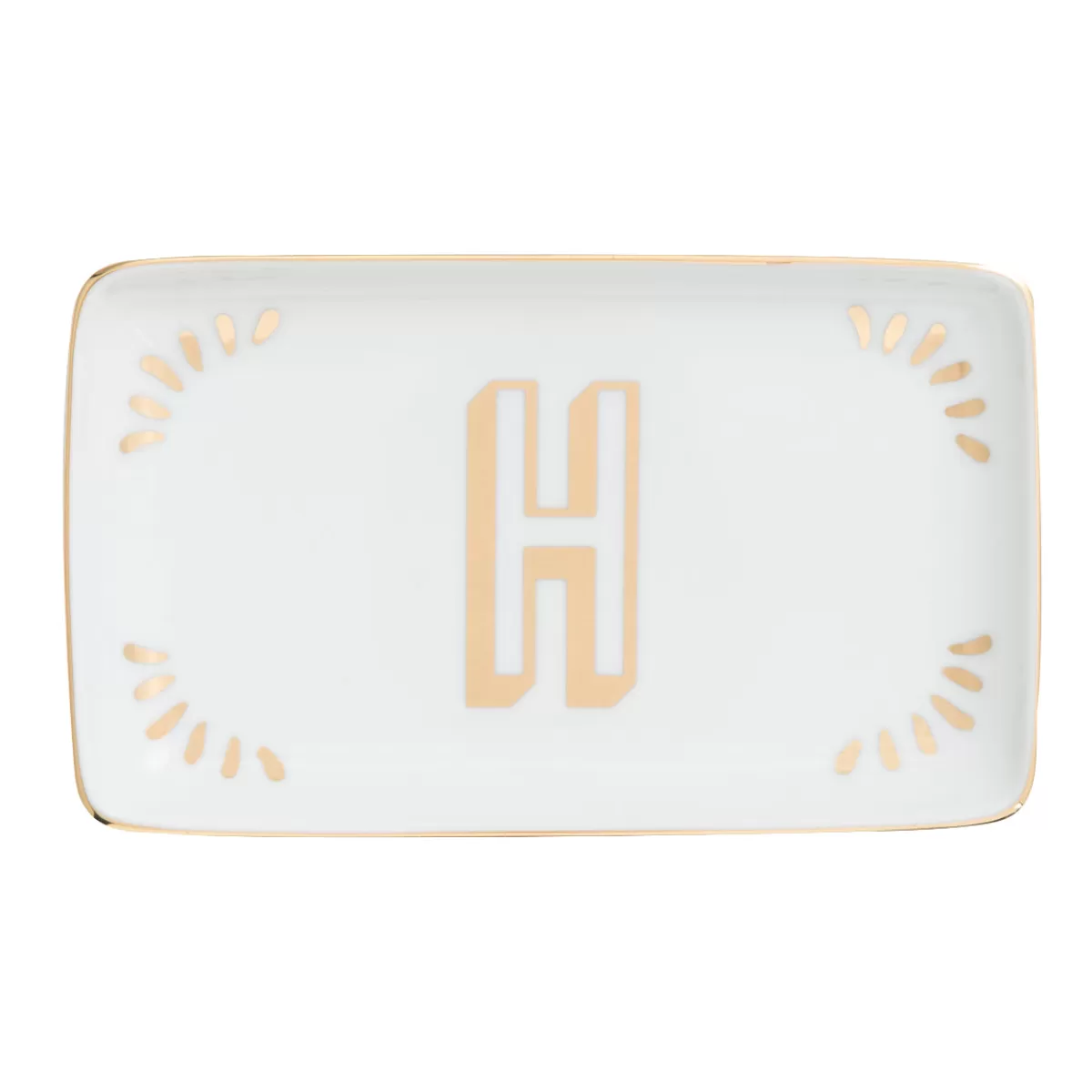 Bitossi Home Rectangular Tray Letter H Best Sale