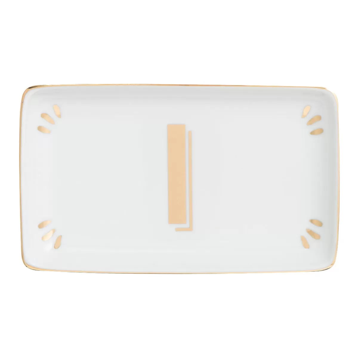 Bitossi Home Rectangular Tray Letter I Clearance