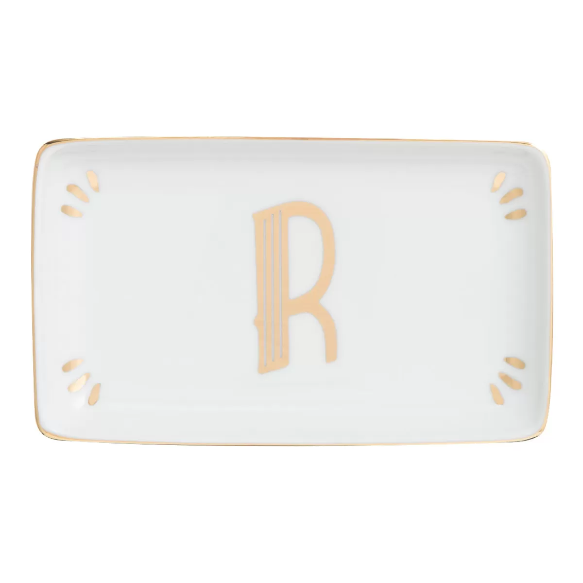 Bitossi Home Rectangular Tray Letter R Shop