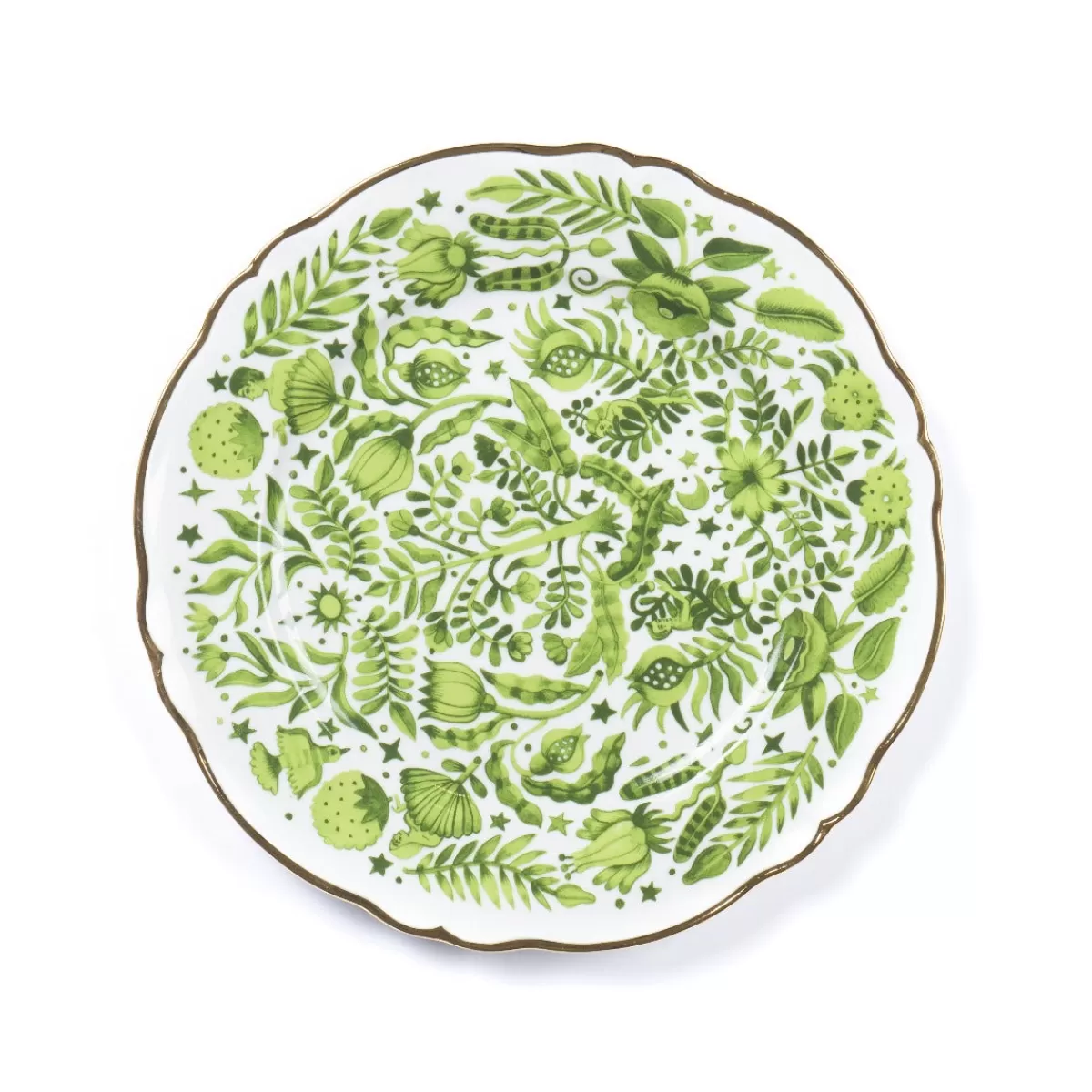 Bitossi Home Round Tray All Over Green Outlet