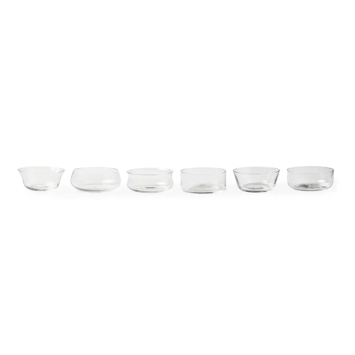 Bitossi Home Set 6 Cups W/O Stem Mixed Shapes Cheap