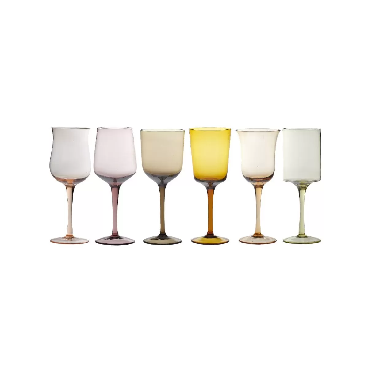 Bitossi Home Set 6 Goblets Mixed Shapes Discount