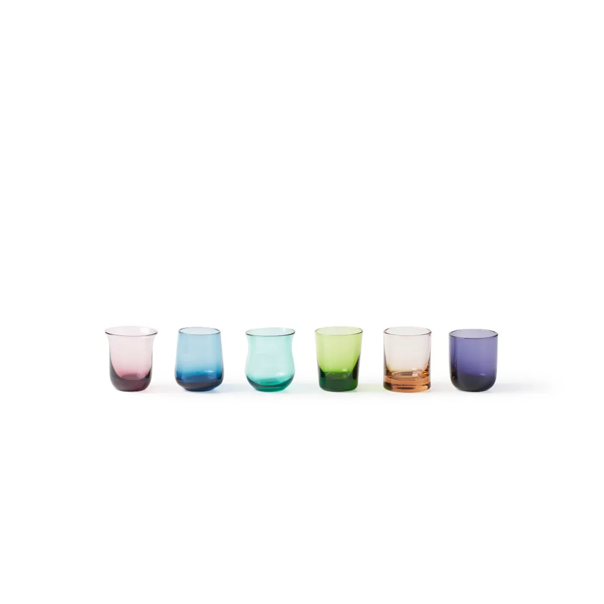 Bitossi Home Set 6 Liqueurs Mixed Shapes Outlet