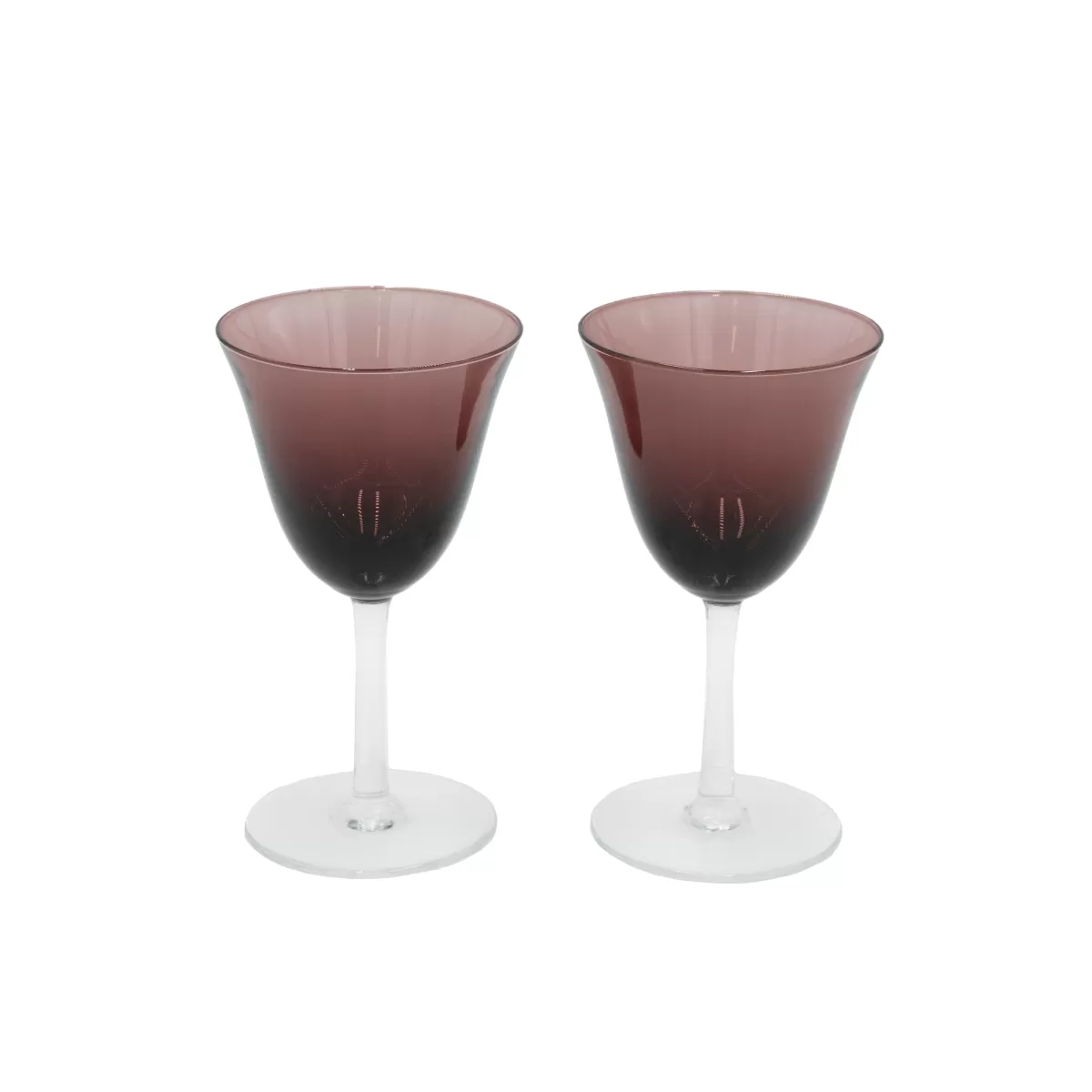 Bitossi Home Set Of 6 Wine Goblets Purple Cheap